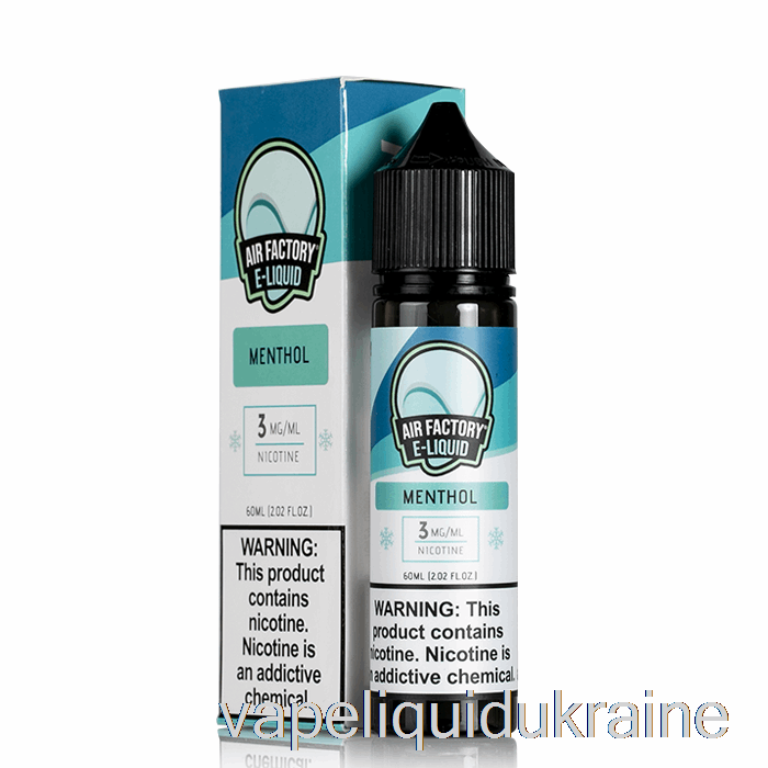 Vape Ukraine Menthol - Air Factory E-Liquid - 60mL 0mg